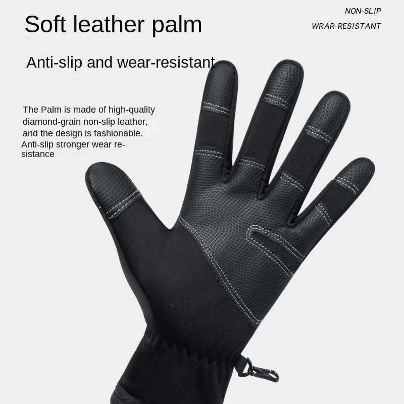 Winter Gloves Touch Screen Water Resistant Windproof Thermal for Running Cycling Driving Hiking for Men Women