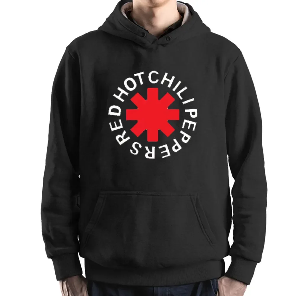 

2024 Fall Hoodie Red Hot Chili Hoodie Peppers Women Men Long Sleeve Sweatshirt Vintage Rock Band Streetwear Hip Hop Clothes