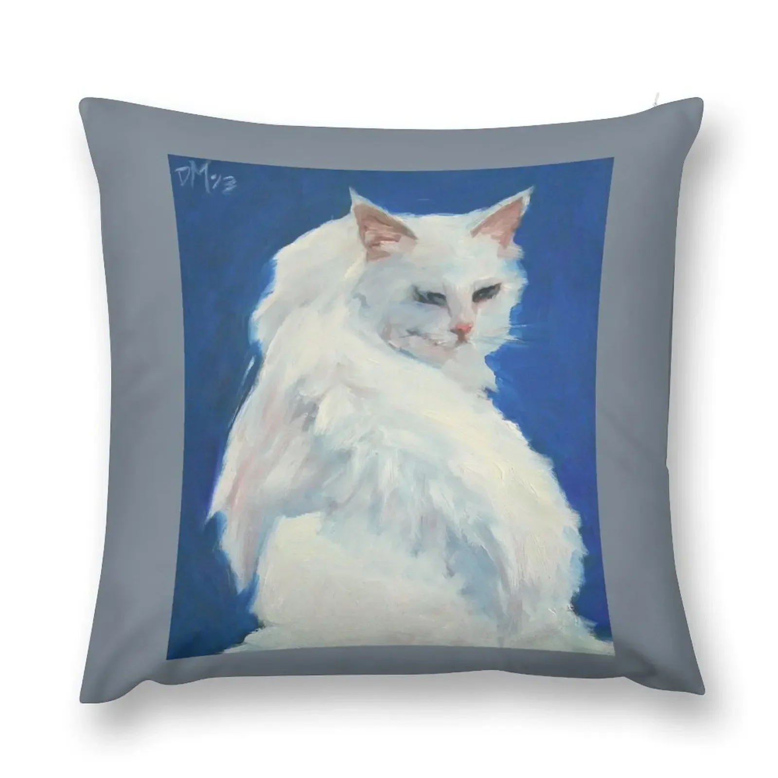 

White Persian Throw Pillow Cushion Cover Sofa Covers pillow