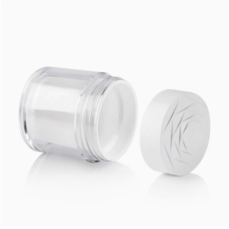 10/30pcs 빈 크림 로션 항아리 20g/30g/50g 라운드 화장품 항아리 메이크업 컨테이너 리필 가능 플라스틱 상자 여행용 보관