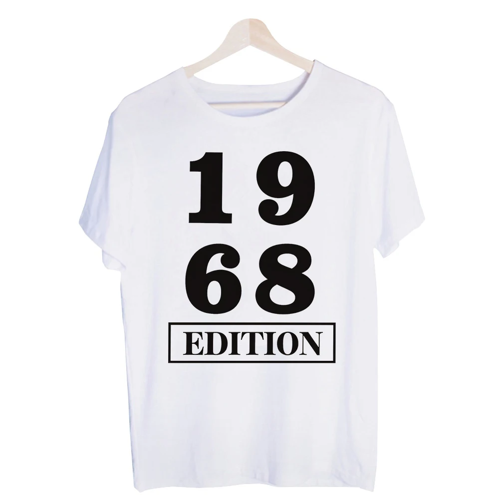 Men's 1968 Typography Print Graphic Tee, Short Sleeve Crew Neck T-Shirt for Casual Daily Wear and Vintage Style Outfits