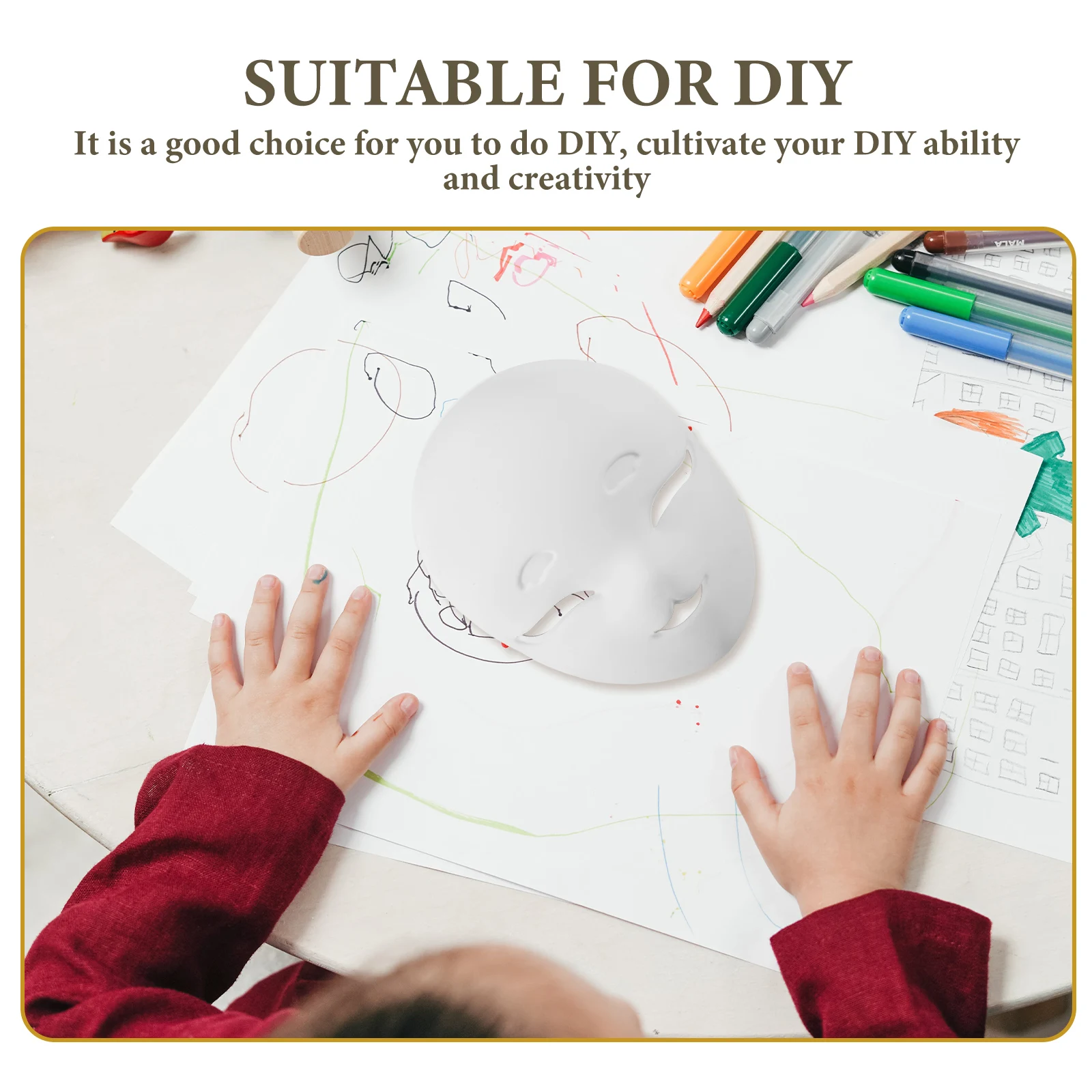 

Blank Fox Mask Halloween Painting for DIY Parties Halloween Masquerade Blank Fox Masks Prom Craft White Face Masks