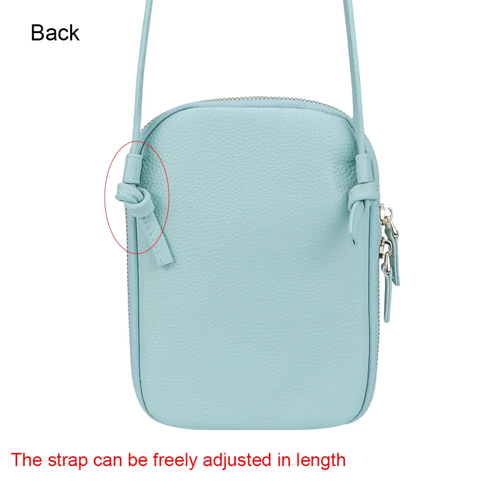 Royal Bagger Fashion Casual Women\'s Crossbody Bags, Genuine Leather Shoulder Bag, Phone Purse with Key Chain 1854