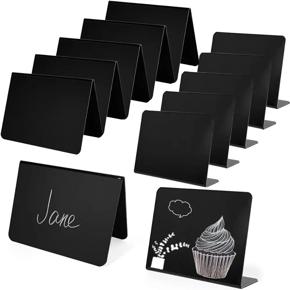 Tags Reserved Writing Stand Tabletop Marker Display Stands Mini Chalkboard Signs Chalkboard Small Blackboard Message Board
