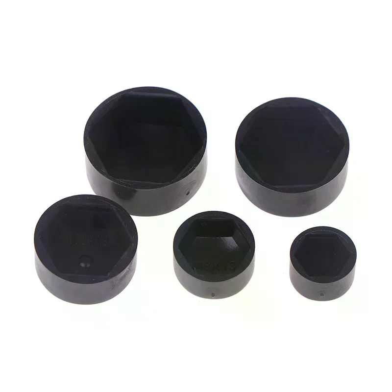 Hexagonal Nut Flat Head Plastic Protective Cap External Hexagonal Screw Low Head Decorative Cap Dust-Proof Cover
