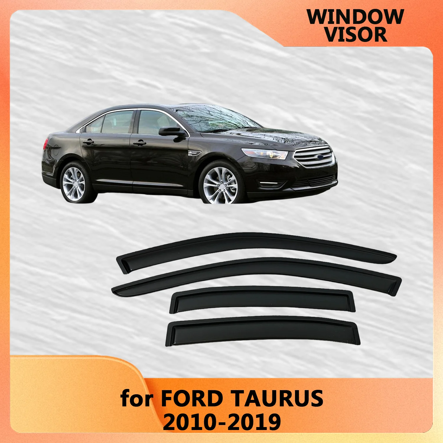 

Для Ford Taurus 2010 2011 2012 2013 2014 2015 2016 2017 2018 2019 ветровые дефлекторы дождевики дверной козырек вентиляционный козырек оконный козырек