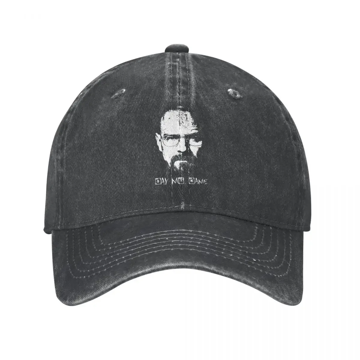 Say My Name Walter White Baseball Cap Vintage Distressed Cotton Snapback Cap Men Women Outdoor Summer Caps Hat