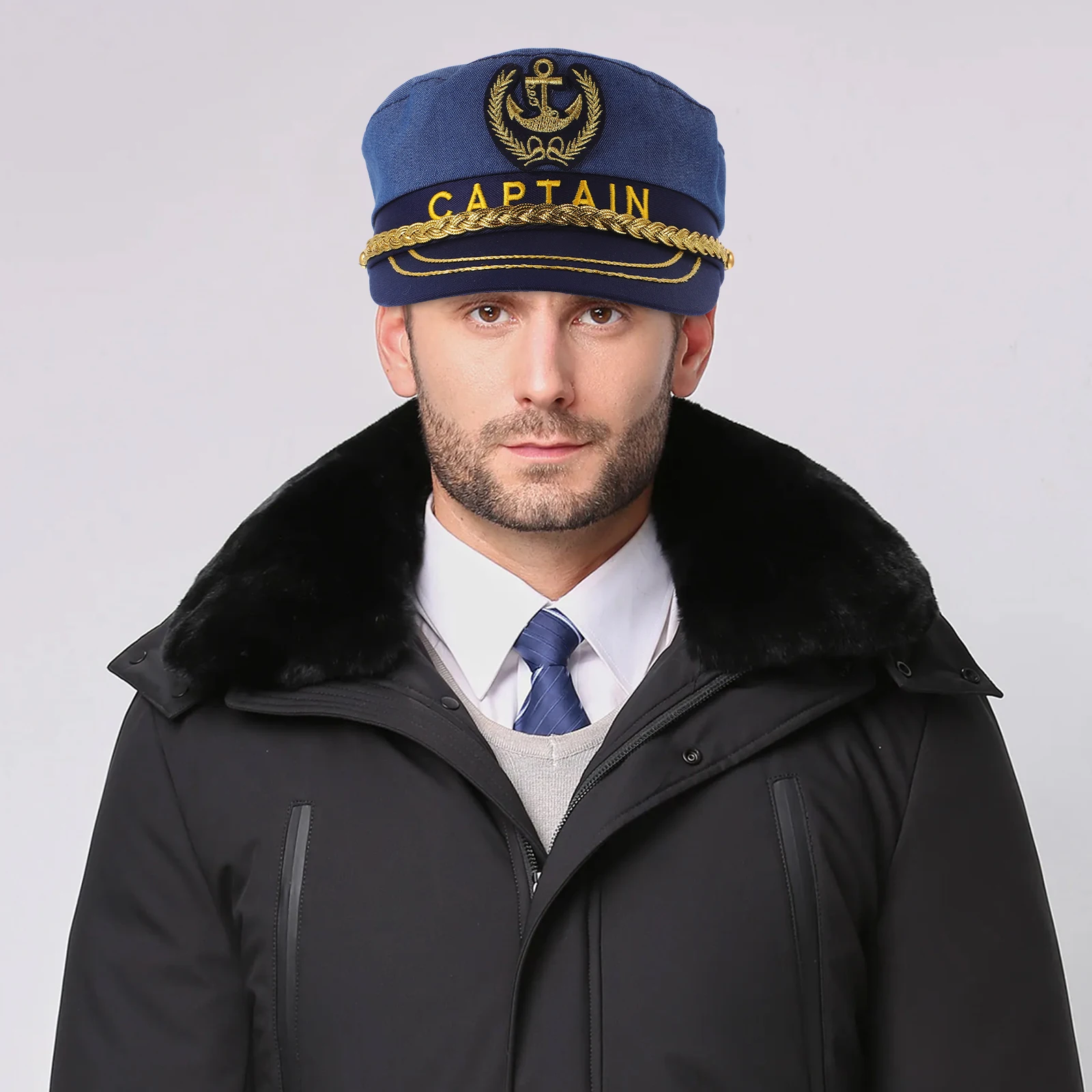 

Party Hat Captain for Performance Sailor Costume Boat Hats Men Baseball Navy Woman