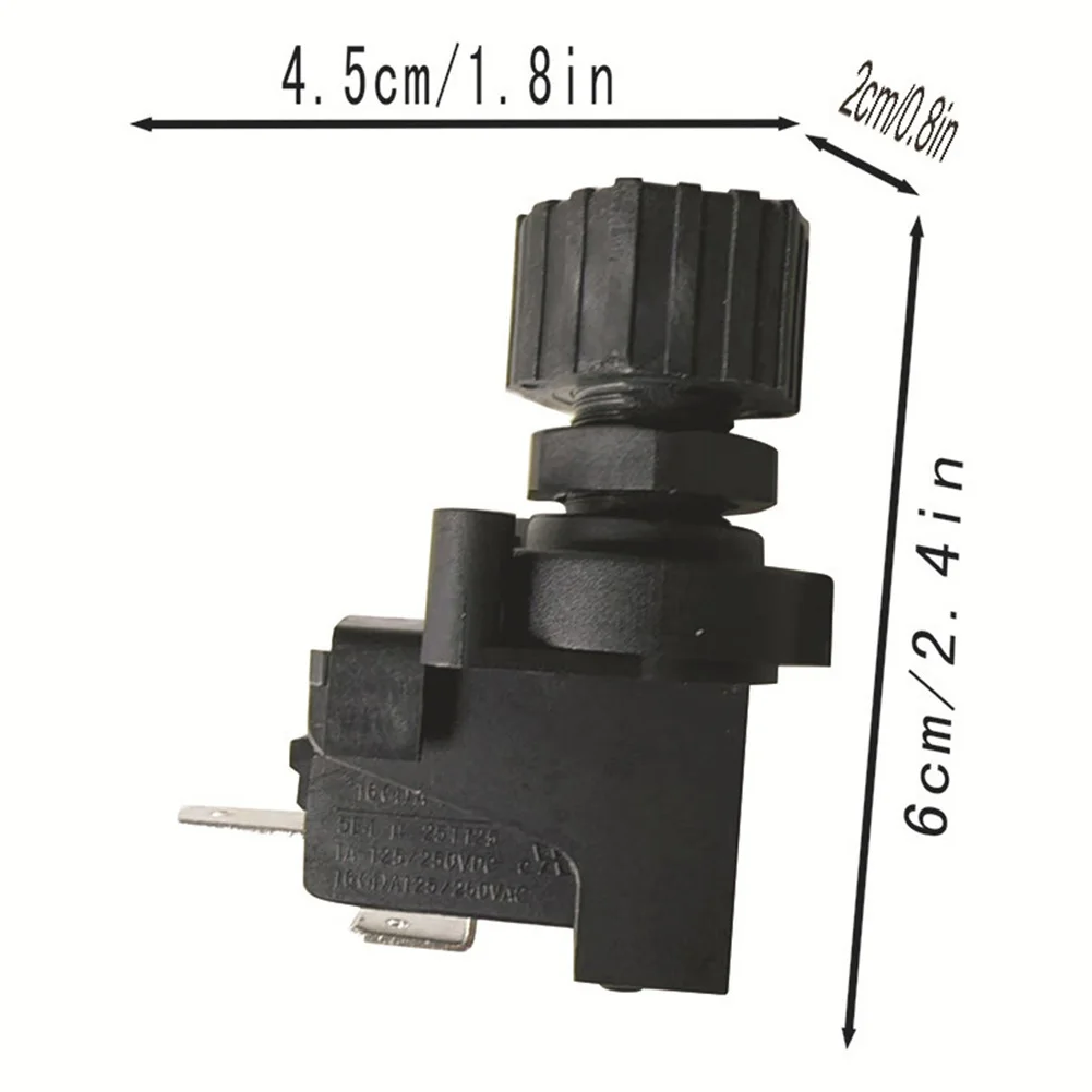 Air Pressure Switch Compatible With Food Waste Disposer Spa Equipment Pool Pump Massage Device Pneumatic Control