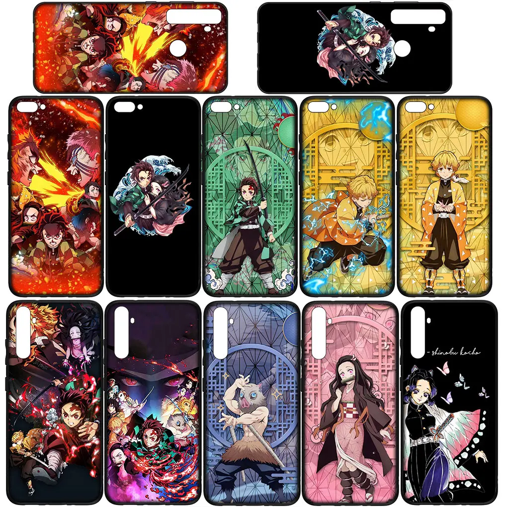 Demon Slayer Kimetsu No Yaiba Kamado Tanjirou for OPPO A17 A15 A16 A12 A53 A54 A55 A56 A57 A77 A76 A94 A92 A72 A52 A96 A74 Case