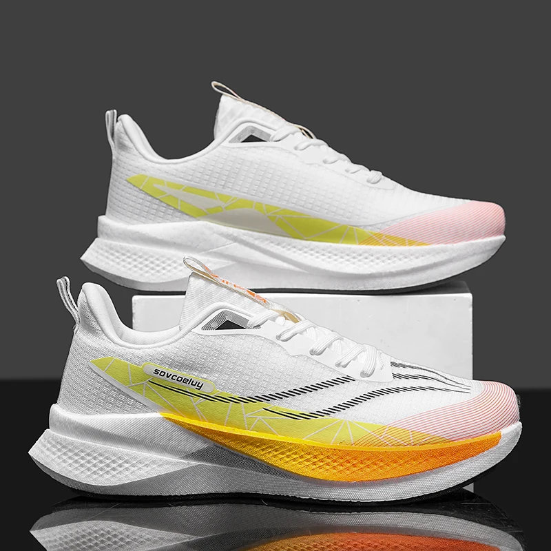 Marathon Casual Men‘s Sneakers Shoes Carbon Board Sports Men Running Shoes Comfortable Lightweight Women's Athletic Sneakers - view 5
