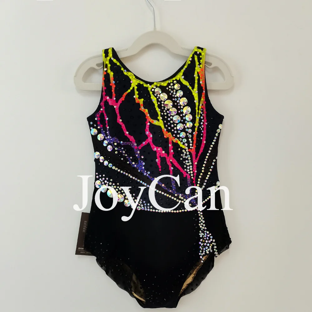 

JoyCan Artistic Gymnastics Leotard Competition Art Examination Training Professional Performance Customization Black BD8105