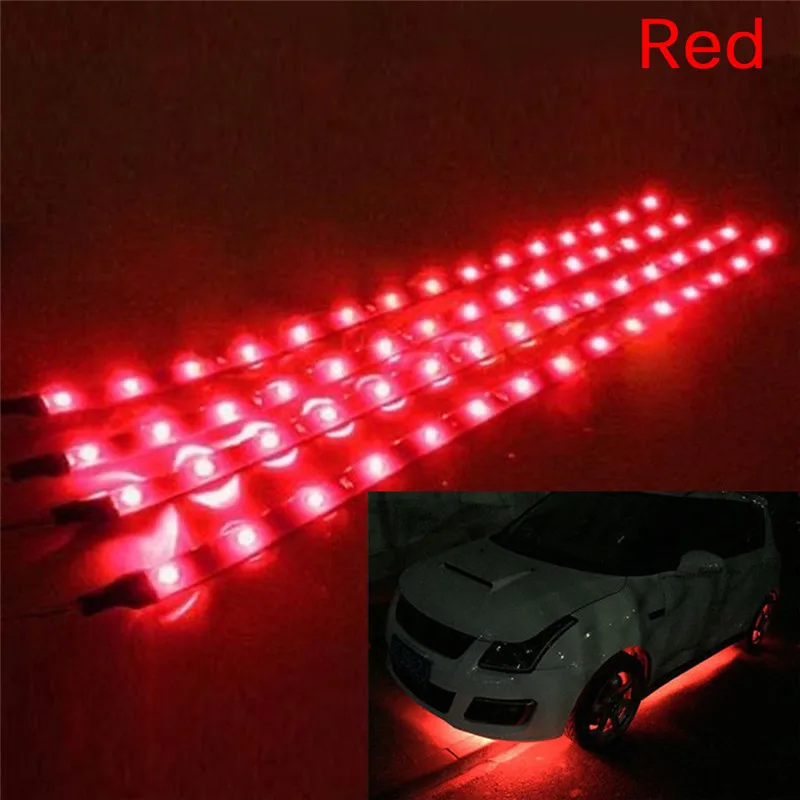IWOWHERO Lot De 2 Barres LED Rigides 50cm 12V Étanches SMD 5630 Lumière Blanche Pour Voiture Et Décoration