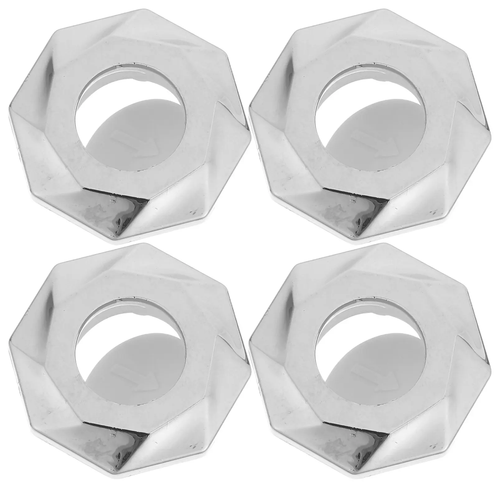 

Комплект из 4 декоративных заглушек для слива раковины: водонепроницаемые, пылезащитные, легко устанавливаемые, для отверстий в умывальнике