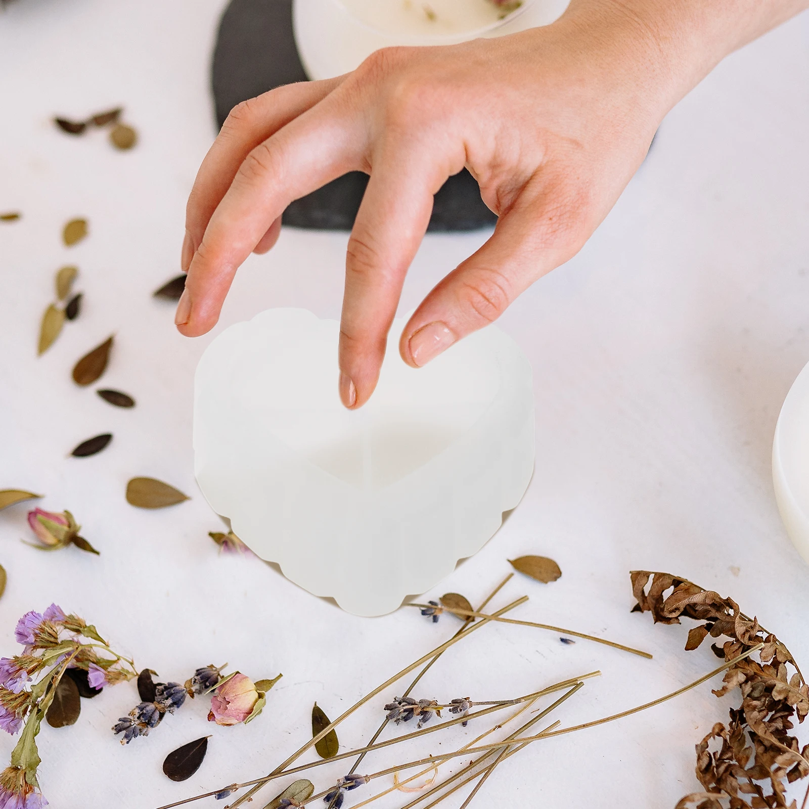 

Silicone Heart Box Mold for DIY Crafts Storage Epoxy Casting Jewelry Holder Making Smooth Non Stick Durability for epoxy