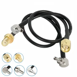 SMA Turn SMA Male and female turn TS9/CRC9 elbow extension cable Super flexible conversion cable RG174 RF cable