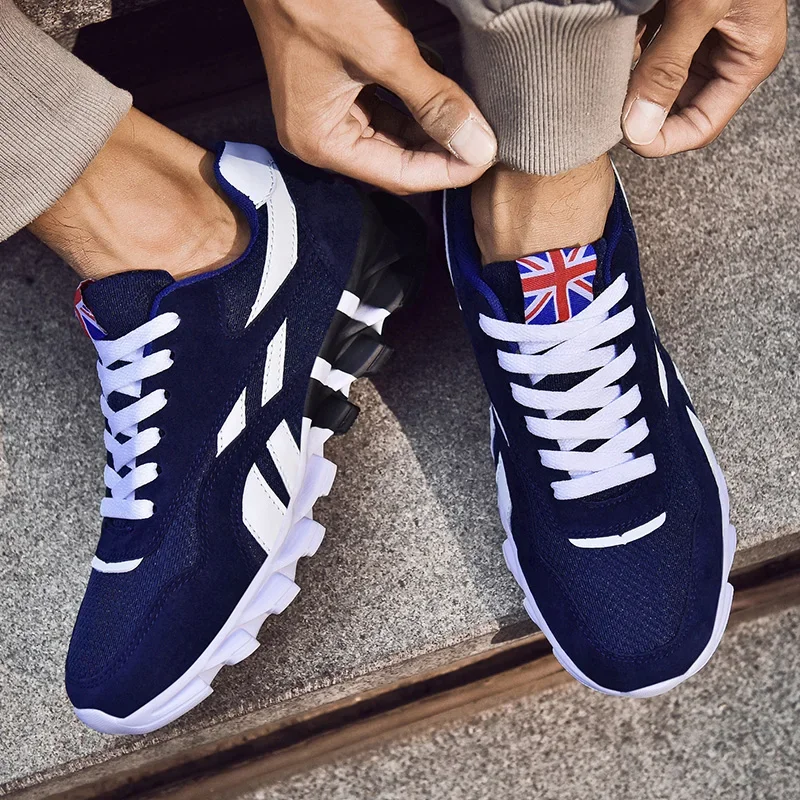 Zapatillas Deportivas para Hombre, Transpirables, Casuales, Antideslizantes, con Amortiguación, Cómodas para Caminar