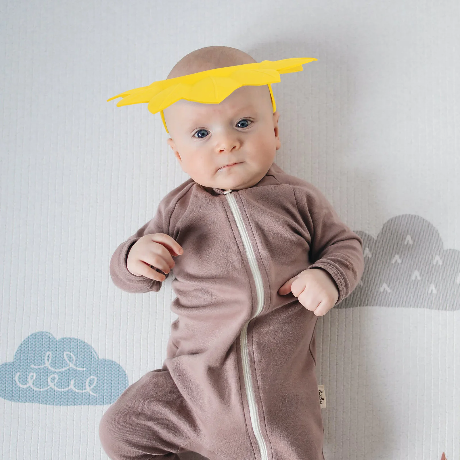 

3Pcs Baby Shampoo Hat Adjustable Leaves Shape Waterproof Ear Protection Bathing Cap Shower Hair Wash Shield for Toddlers Kids