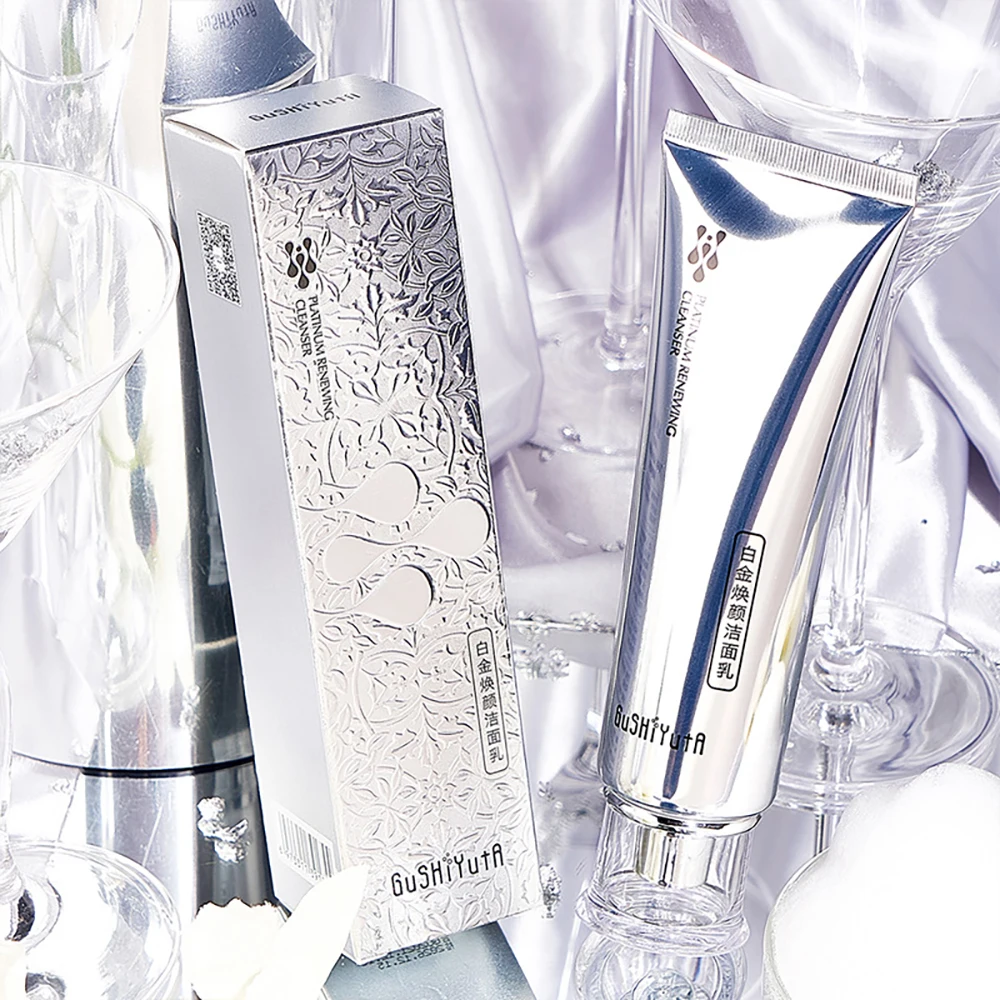 Platinum 377 VC Brightening Facial Cleanser  Deep Cleaning Pore Acne Moisturizing Oil Control Repair Facial Dull Beauty Skincare