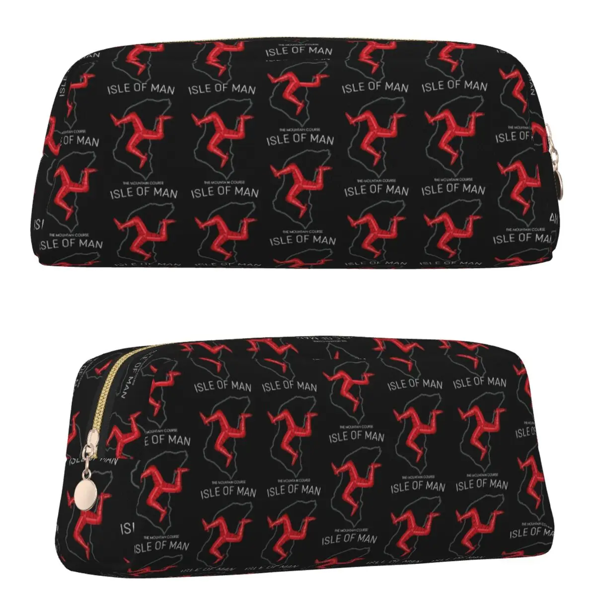 Isle Of Man TT Motorcycle Pencil Cases for Student Gifts Pen Box Pencil Bag Pencil Pouch Storage Stationery Supplies