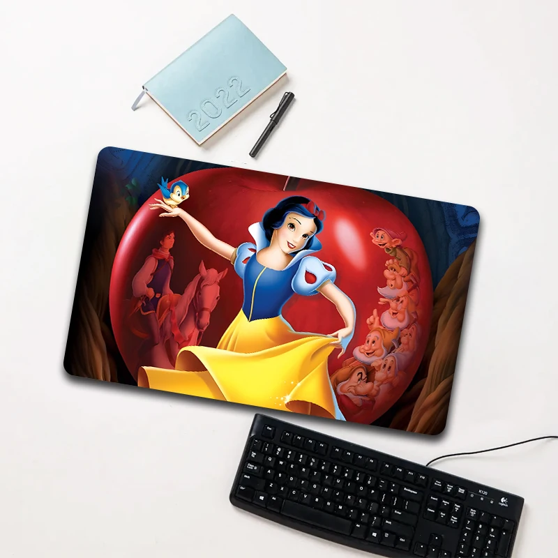 

Disney Snow White Apple Theme Mouse Pad Large Non-slip Waterproof Desk Mat for Computer Laptop