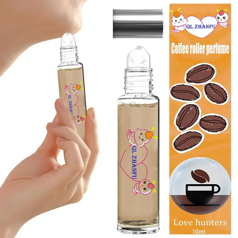 10ml Coffee Pheromones Perfume Pheromones Roll-On Perfume Unisex Lure Perfume Pheromone Oils Intimate Partner Erotic Perfume