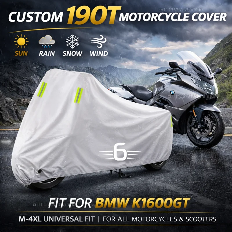 

For K 1600 Gt Gtl Exclusive K160 Motorcycle Cover Waterproof Heavy Duty Outdoor Rain Dust Sun Protector