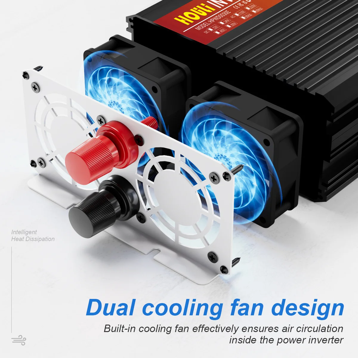 HOULI 인버터 12v 220v 한국형 차량용 인버터 정현파인버터60hz 한국형 3000w 4000w 5000w 6000w