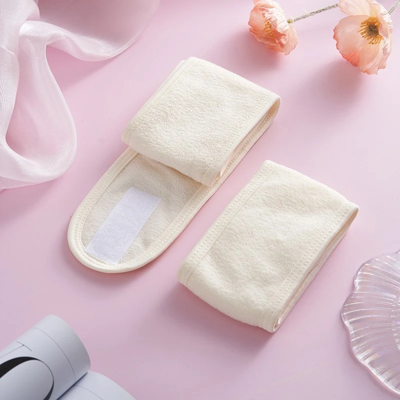 Stirnbänder zum Wickeln für Make-up, Hautpflege, Duschen, 30 Stück, Logo anpassbar, verstellbare Schal-Stirnbänder für modische Damen und Herren – Detail 13