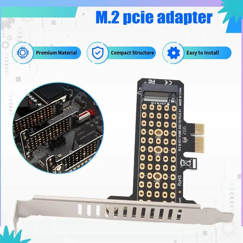 ABZW PH41-X1 M.2NVME SSD To Pciex1 Transfer Expansion Card Expansion Supports Pcie4.0