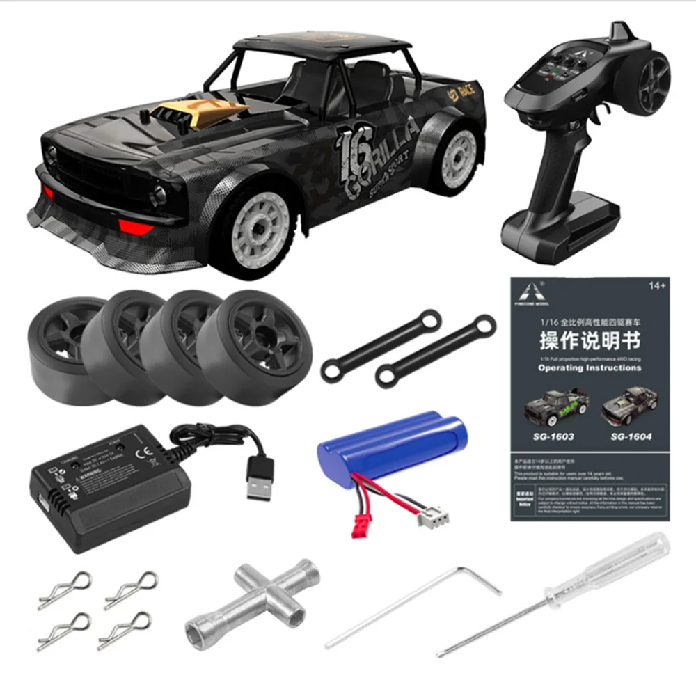 Rc Cars Brush Less Version SG-1603/SG-1604 Remote Control Model Car With Gyroscope Angel Eye Toys For Boys Adults Rc Truck 4x4