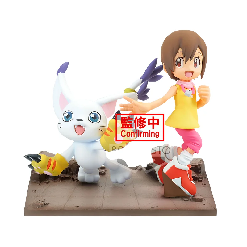 

Original Genuine Digimon Adventure Yagami Hikari Tailmon Anime Figure Model Collecile Action Toys Girls Kids Gifts