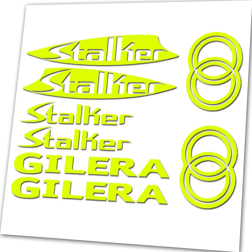 For Gilera Stalker Sticker Kit Compatible with Motorcycle Scooter Tuning Stickers Decals