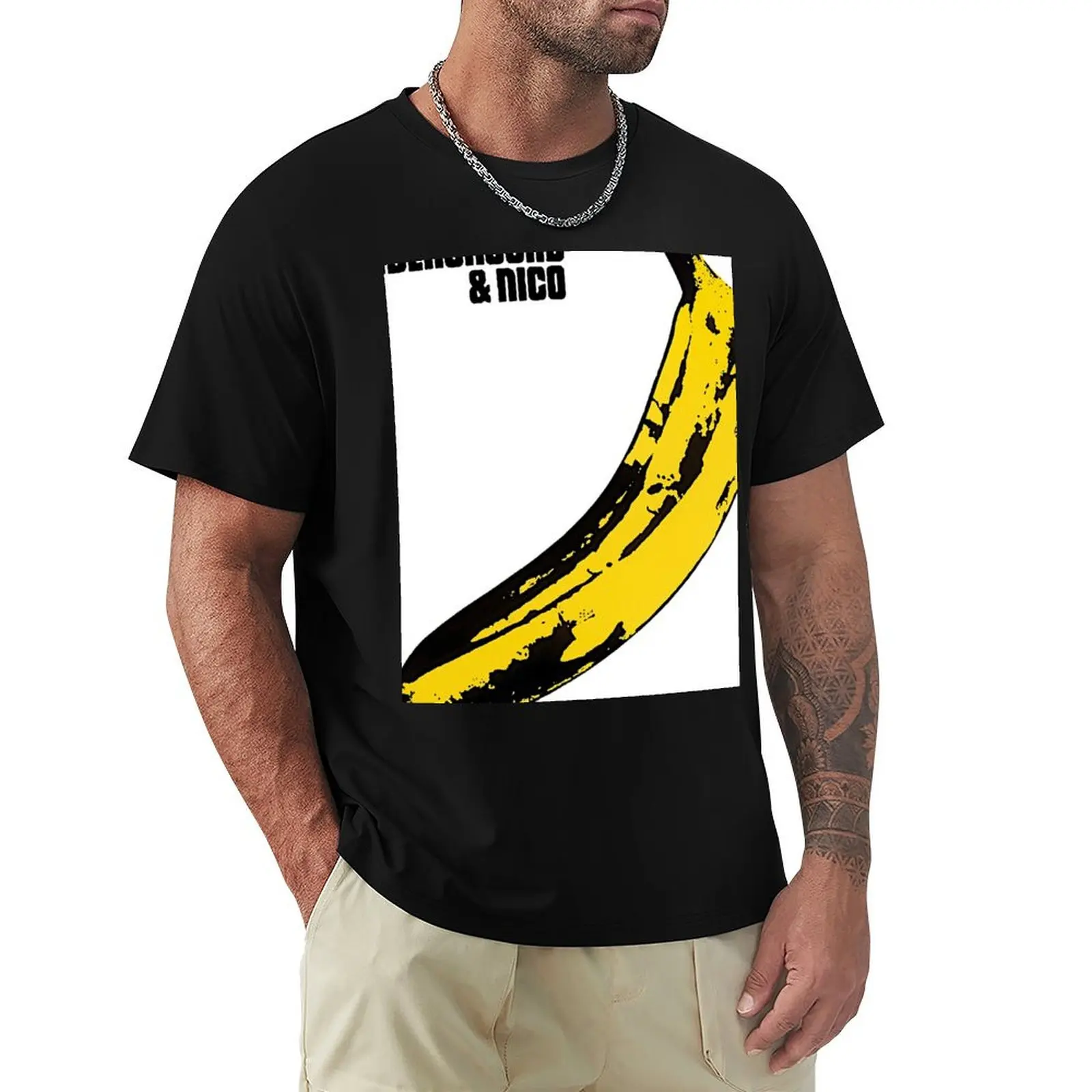 Velvet underground & Nico T-Shirt Fashion Letter Print T-Shirt