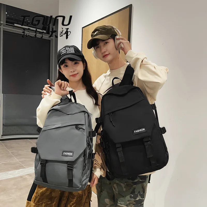 

Сумка для ноутбука из нейлона Bapa Simple Versatile Travel для студентов и студенток, универсальная, для кампуса, с двумя лямками