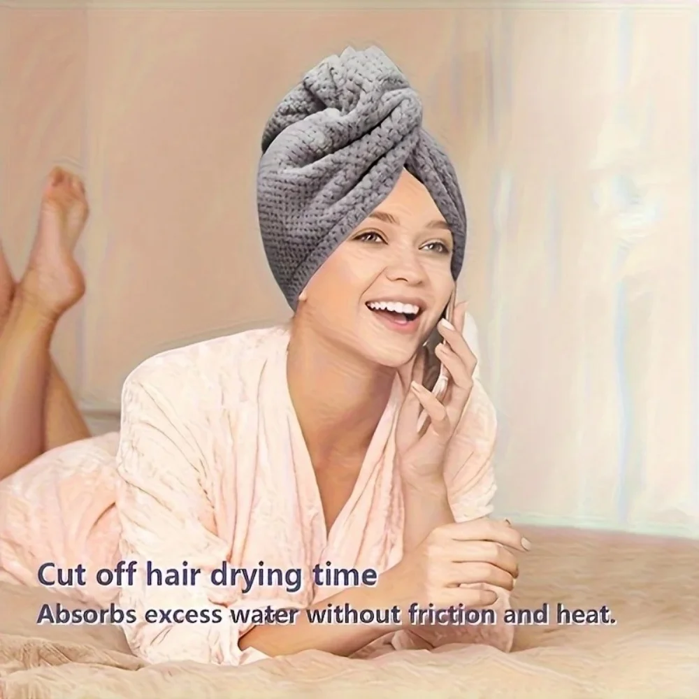 Quick Dry Hair Quick Drying Microfiber Towels Bathroom Bathroom Accessories Nursing Cap With Buckle Sauna Spa Towel Bath