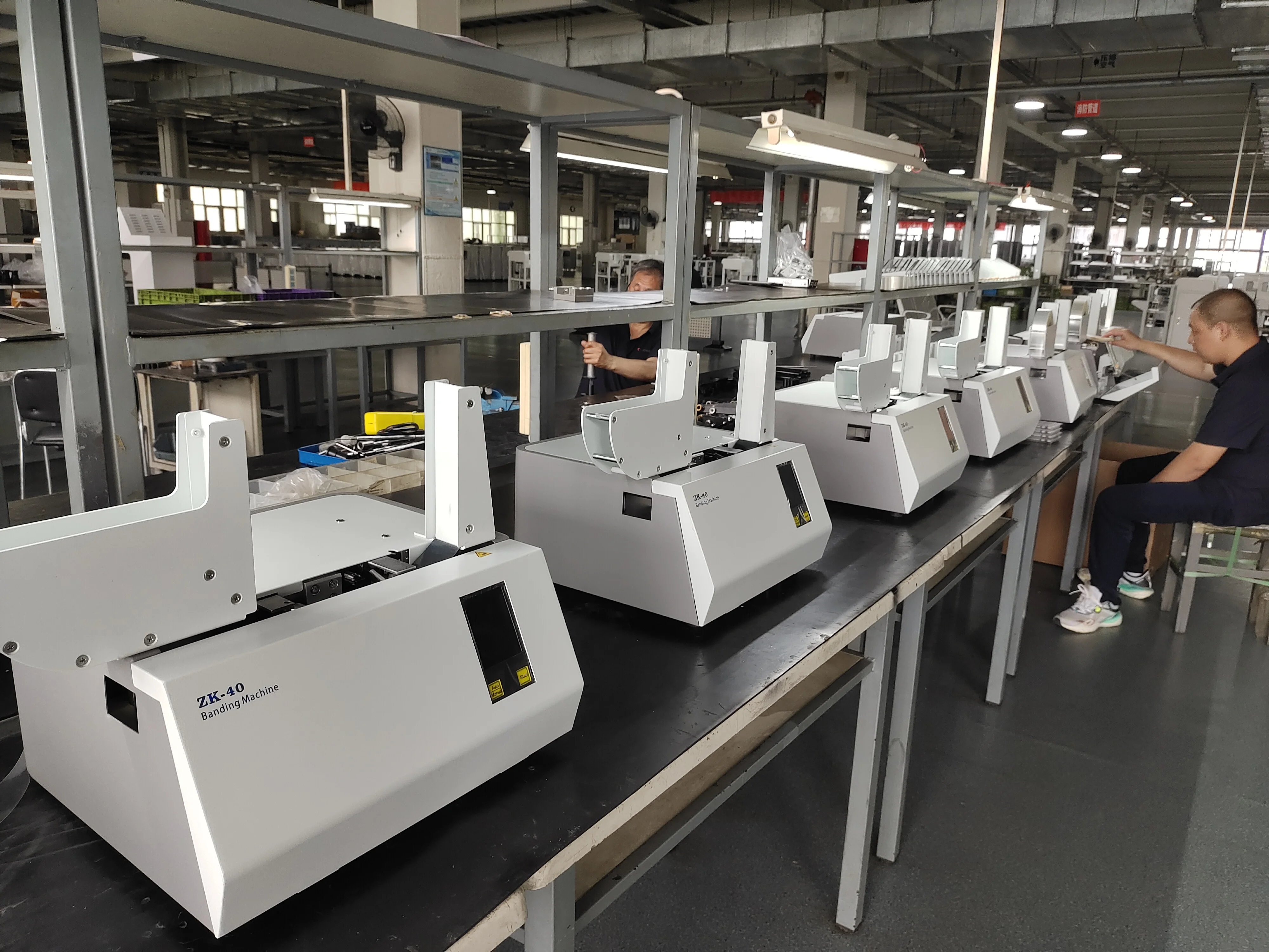 for Paper and PP Rolls ZK40 Currency Binder for Bank Use Heavy-Duty Automatic Banding Machine