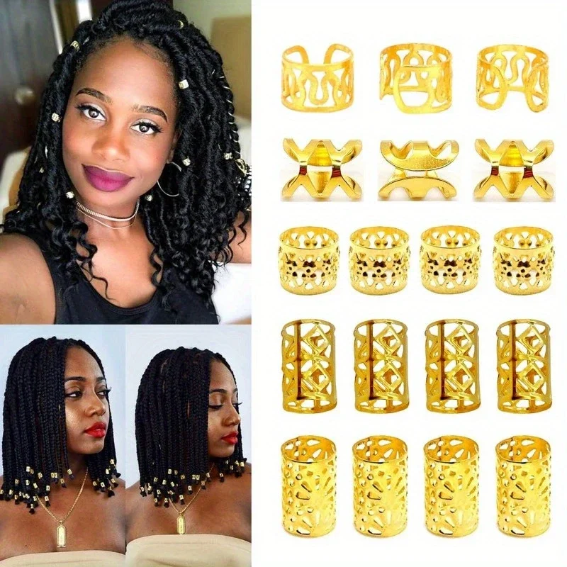 

100 golden accessories suitable for hair accessories, braided hair bands, suitable for women and girls