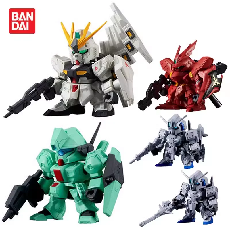 

Bandai Original GUNDAM FORTE9 SAZABI ΝGUNDAM Jegan Zeta Gashapon Toy Action Figure Model Capsule Toys Gift