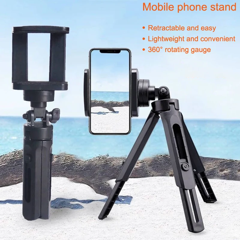Compact Telescoping Smartphone Tripod with Selfie Stick for Live Videos and Portraits