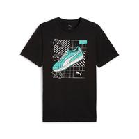 Puma Men's Graphics Sneaker Tee Short-Sleeved Running and Cycling Training Tops Fitness Casual Basketball Sportswear 634202-01