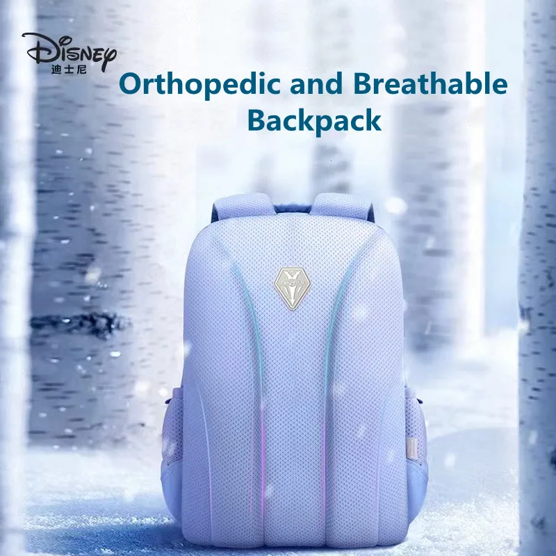 Disney Frozen Girl School Bags Elsa Anna Primary Student Shoulder Orthopedic Backpack Large Capacity Kids Gifts Mochila Escolare