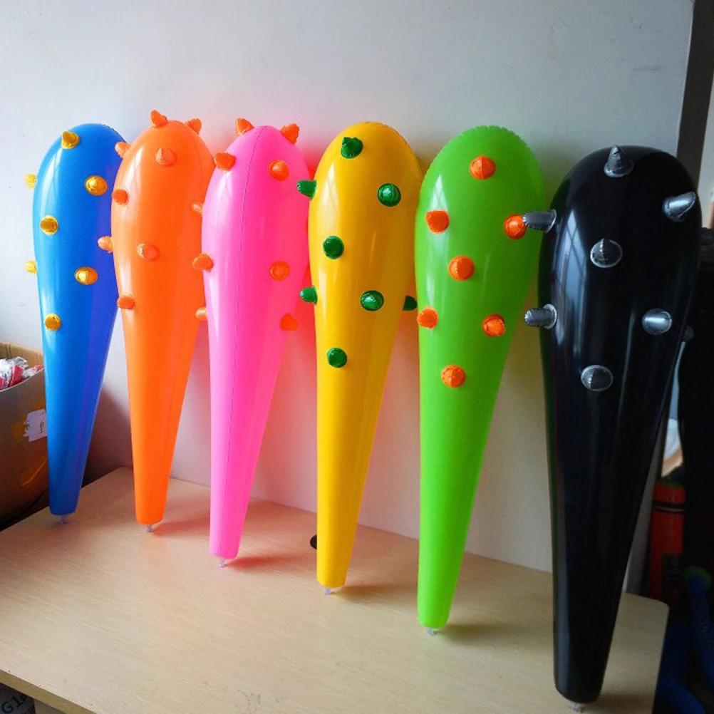 

8 Pcs Inflatable Hammers Toys Sticks Baseball Bat PVC Safe Kids Play Party Favors Outdoor Pool Toys Room Decor