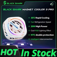 Black Shark FunCooler 3 Pro Magnet Cooler 20W High Power Cool RGB Light Effect Black Shark Magnet Cooler 3 Pro