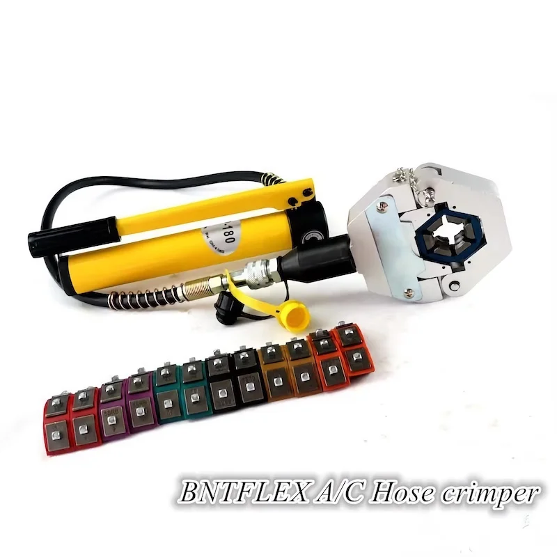 Hydraulic Hose Crimper Hydra-Krimp 7842B Manual A/C Hose Crimper Kit Air Condtioning Repair Handheld Hose Crimping tool