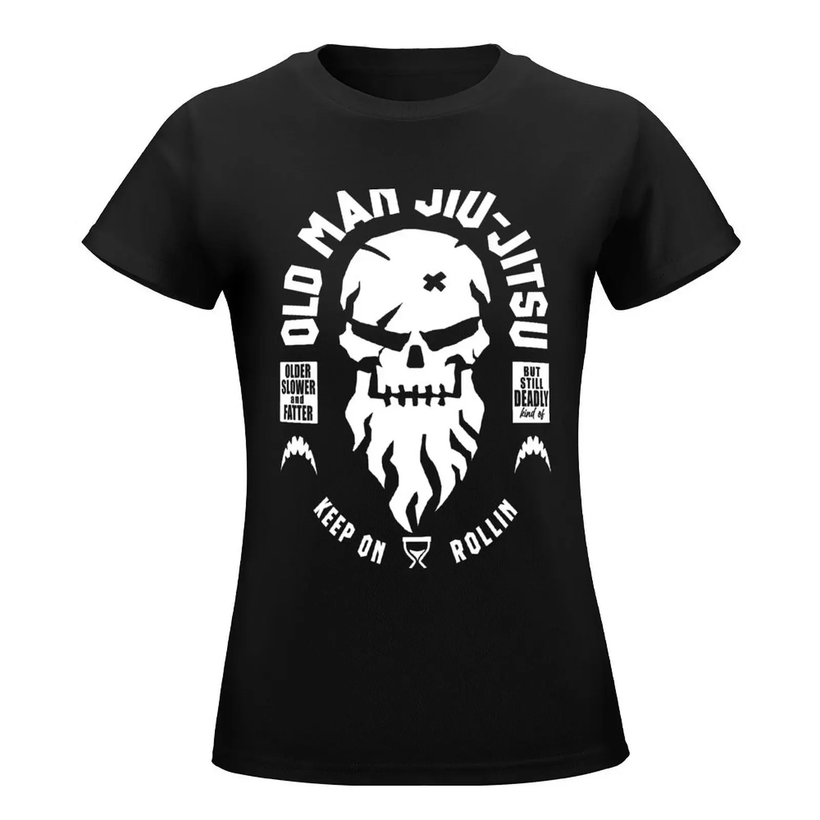 Old Man Jiu Jitsu T-Shirt lady clothes summer tops cute clothes Women clothing