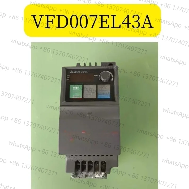

VFD007EL43A Used Delta inverter 0.75kW 380V operation function OK