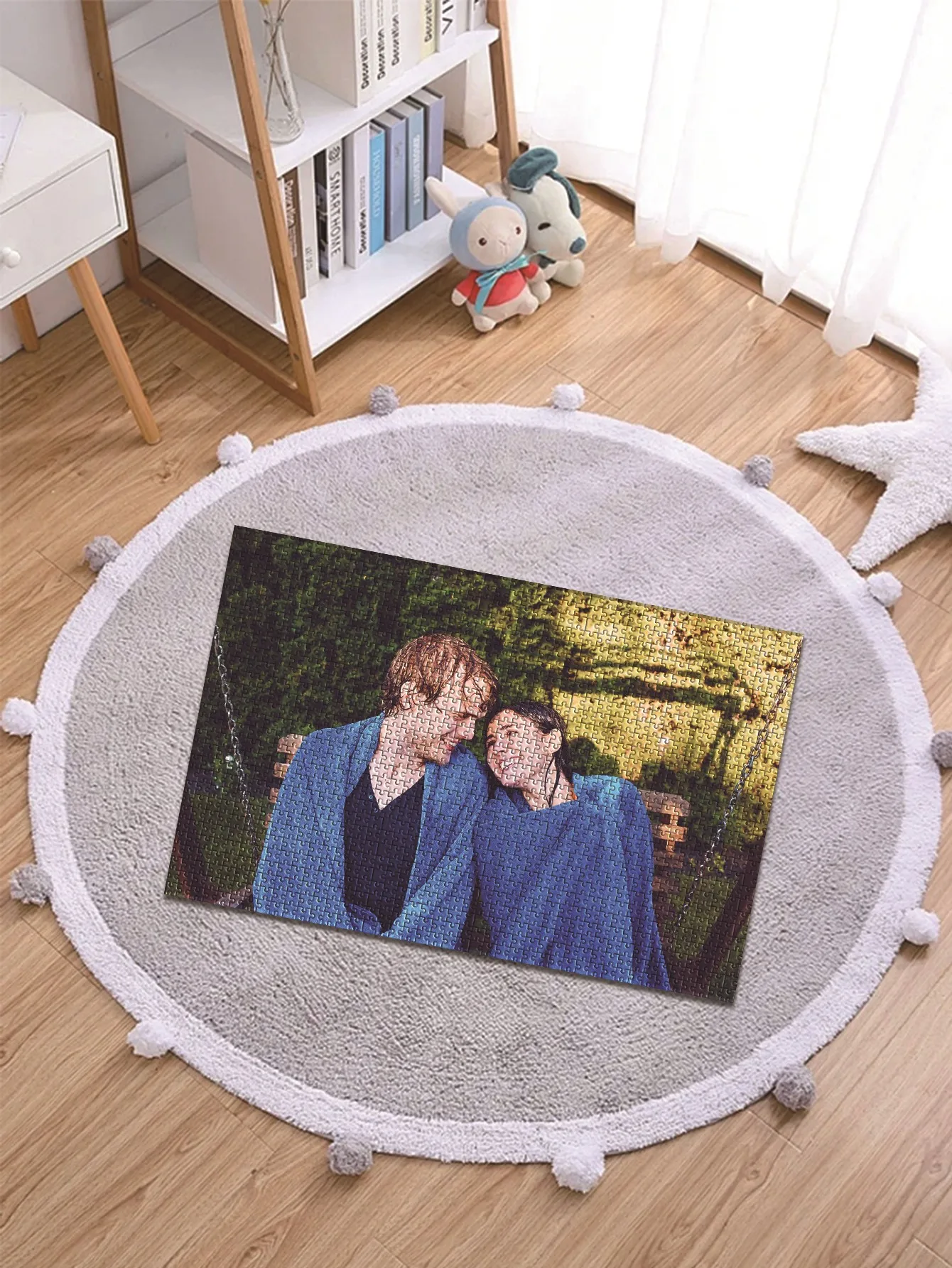 35/300/500/1000pcs Personalized Custom Photo Puzzle Couple Jigsaw Puzzle for Every Piece is Unique - Pieces Fit Together Perfect