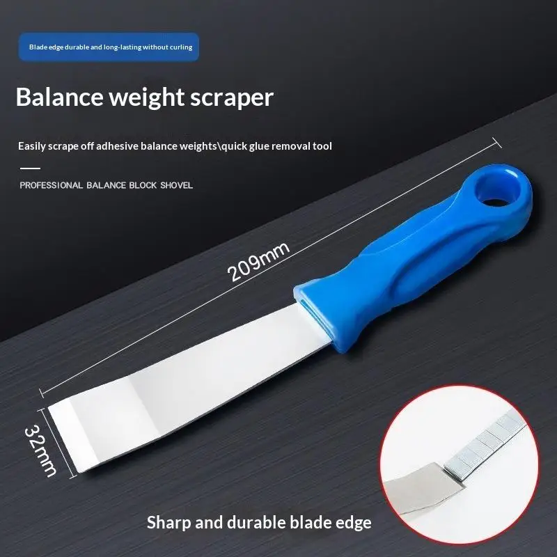 Car Wheel Balancing Block Remover Long Service Life Metal Scraper Cutter 1Pcs Heavy Duty Auto Tool for Tire Repair Professional