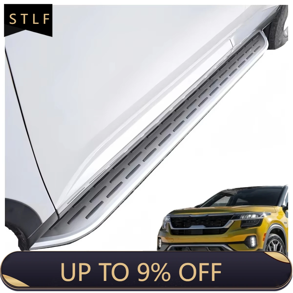 

Aluminum Alloy Auto Accessories Side Step Running Board For SELTOS Universally Granular Style Running Bar with Carry Bag